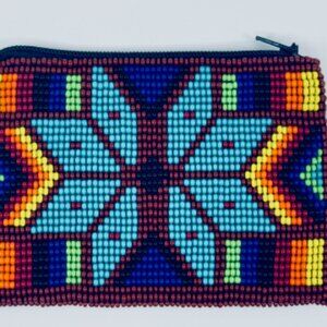 Huichol Beaded Coin Purse